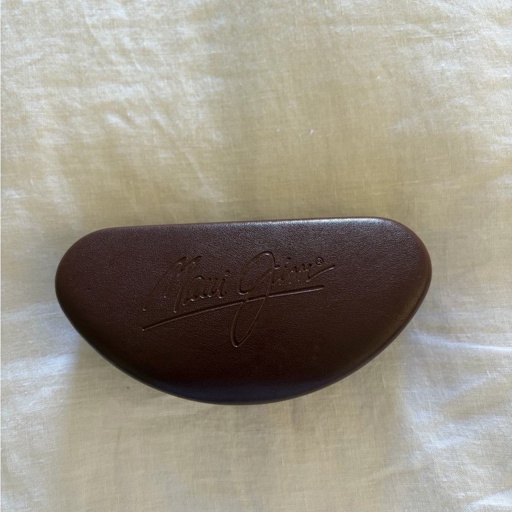 Maui Jim Blue Light Glasses, no prescription, Brown Glasses Case